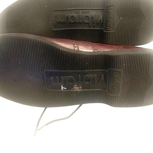 Rockport DresSports Leather Wingtip Shoes 12 Bown Vibram Superflex Soles - Picture 11 of 12